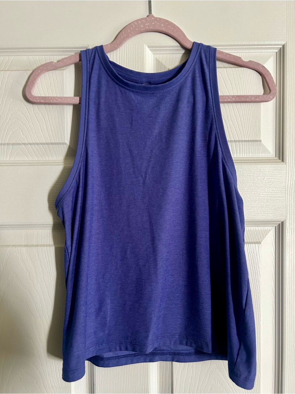 Beyond Yoga Periwinkle Blue Relaxed Muscle Tank Top Size Small